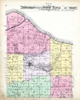 Townships 51 and 52 NOrth, Range 23 West, Grand Pass, Gilham Lake, Miller Island, Saline County 1896